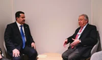 Al-Sudani discusses UNAMI’s future with Guterres in Davos