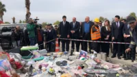 Erbil: Iraqi parliamentary delegation visits the site of the Iranian missile attack