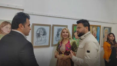 Art exhibition showcases women’s paintings in Kalar