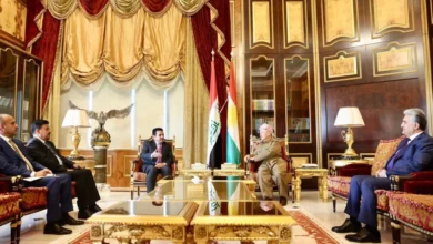 National security advisor discusses cooperation with Kurdish Democratic Party leader