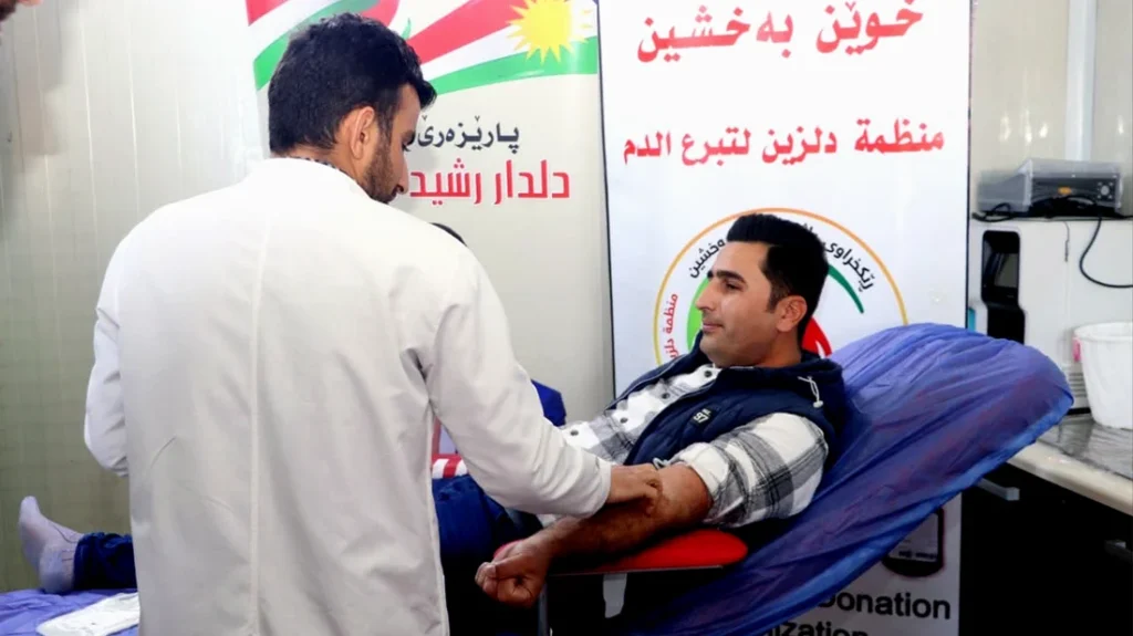 A blood donation campaign supports thalassemia patients in Akre