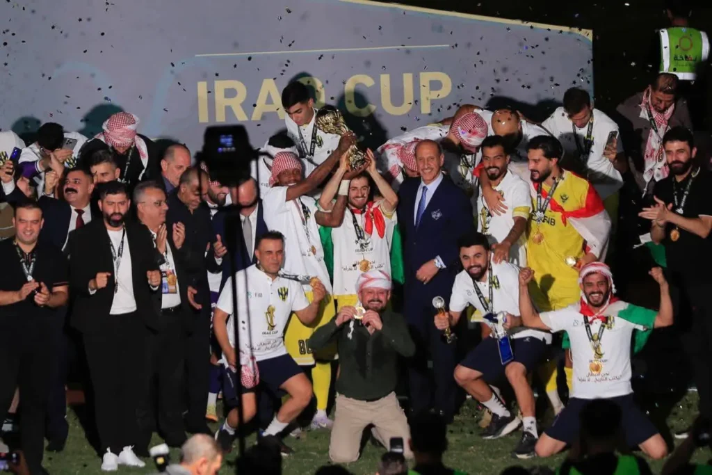 Duhok win Iraqi FA Cup after VAR drama and brawl in shootout against bitter rivals Zakho