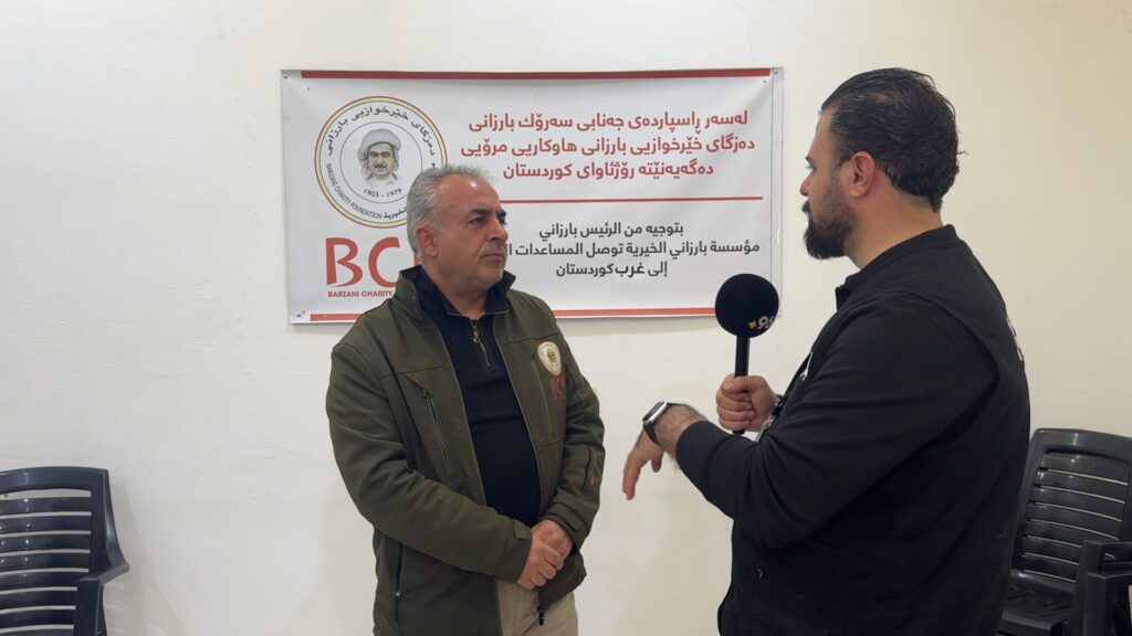 Barzani Charity Foundation delivers aid to people in Rojava