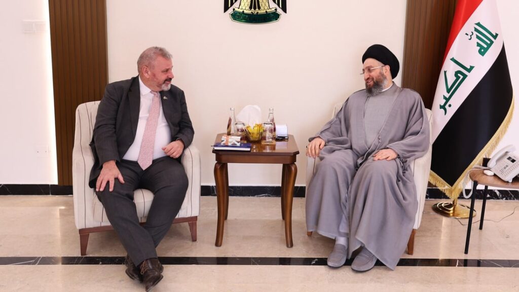 Al-Hakim discusses bilateral relations, anti-corruption efforts with EU ambassador