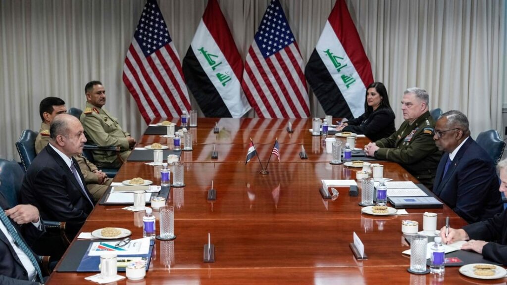 Iraqi defense minister says US requested extension of military presence until 2027