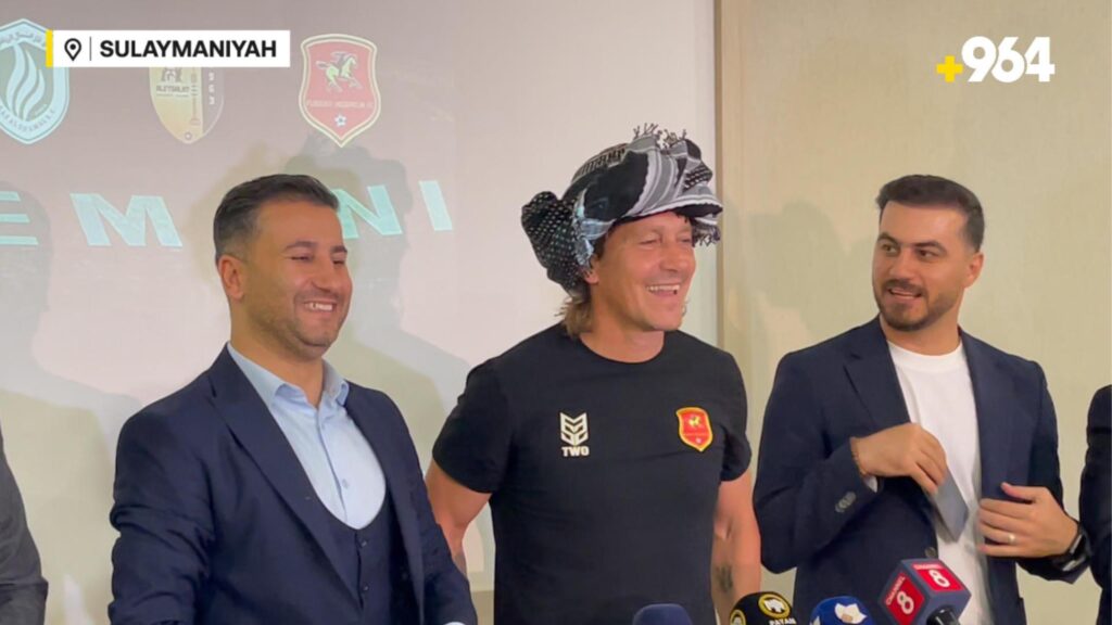 Former Real Madrid Star Michel Salgado Arrives in Kurdistan for International Championship