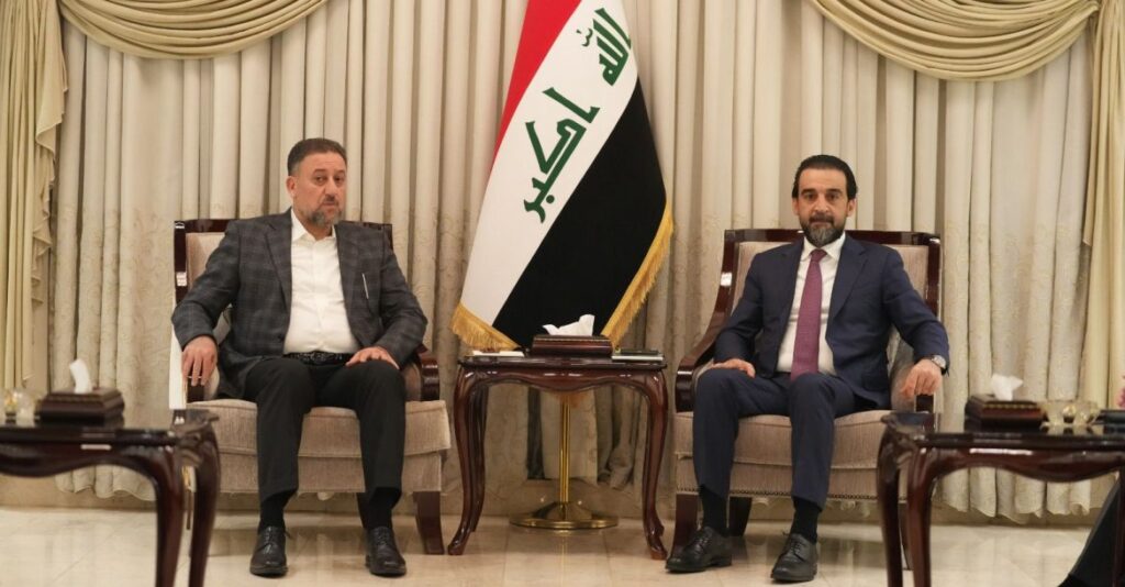 Khamis Al-Khanjar rebukes Al-Halbousi over comments on Peshmerga arms deliveries