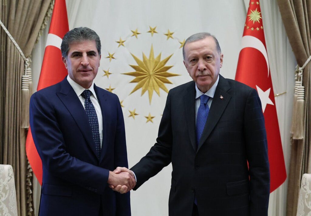 Barzani, Erdogan discuss boosting economic cooperation between Kurdistan Region and Turkey