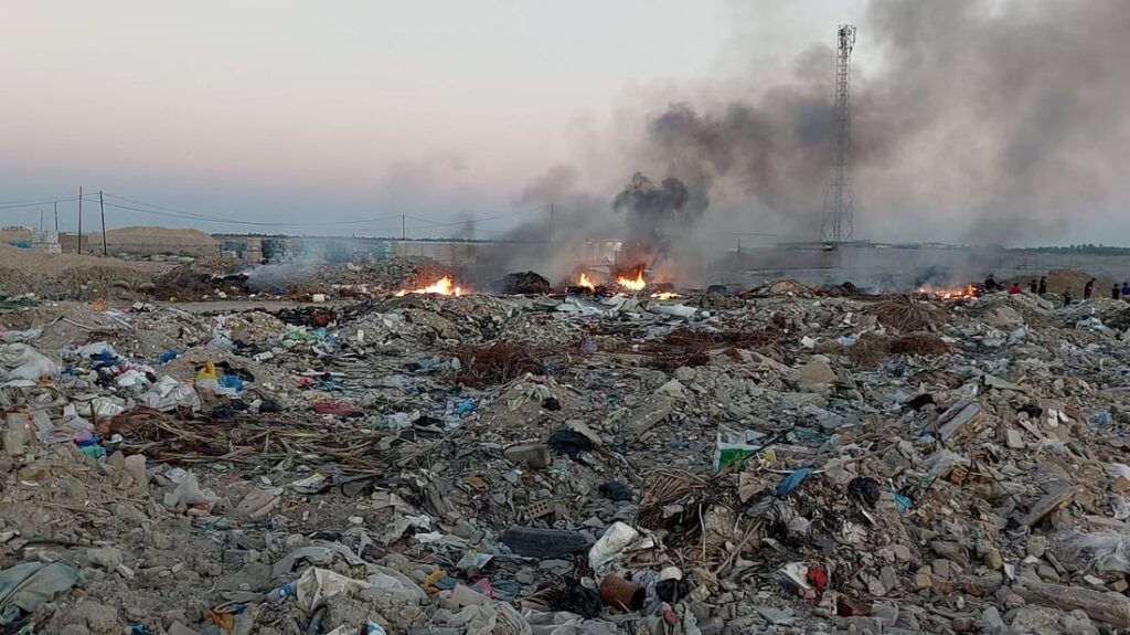 Najaf municipality takes action to prevent waste burning at landfill