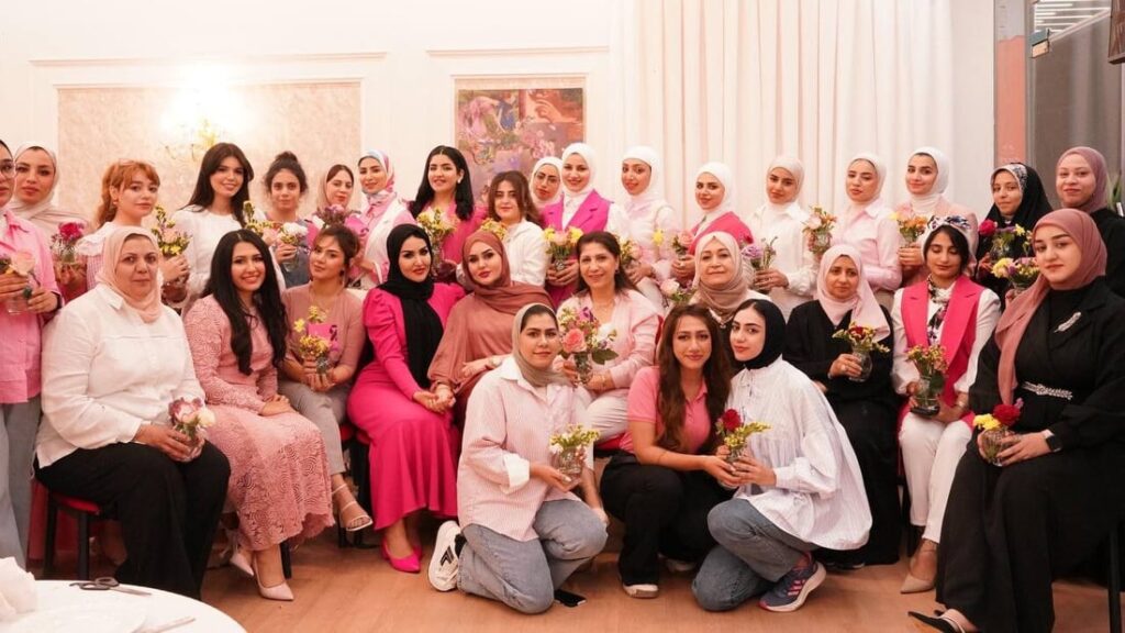 Basra women promote early breast cancer detection at 'Bloom with Awareness' event