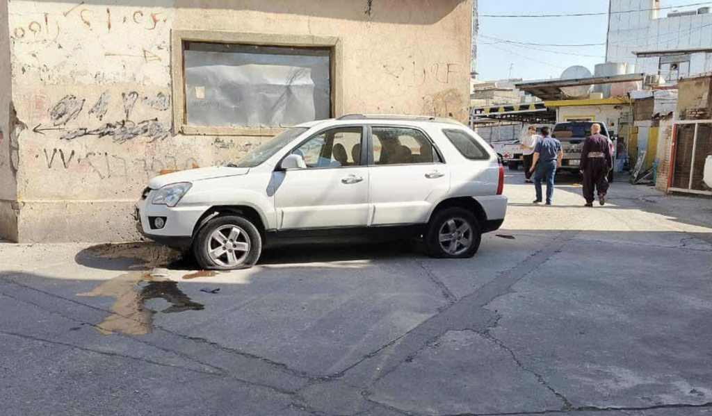 Grenade explosion damages car in central Sulaymaniyah over suspected 'personal dispute'​