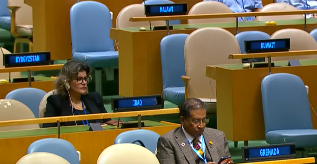 Iraqi diplomat faces legal action for 'not exiting' during Netanyahu’s UN speech