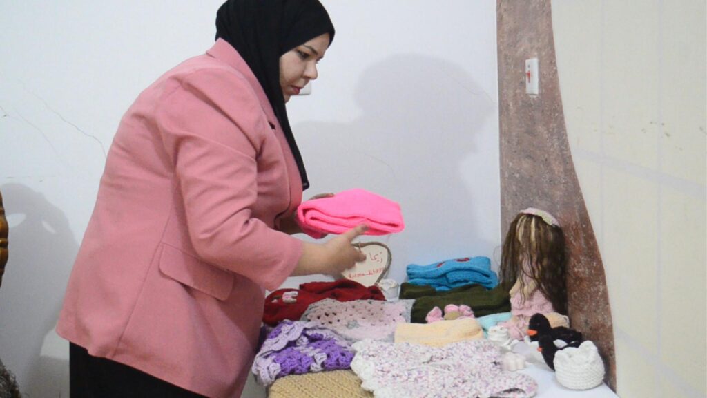 Salah Al-Din craftswoman turns crochet passion into business success