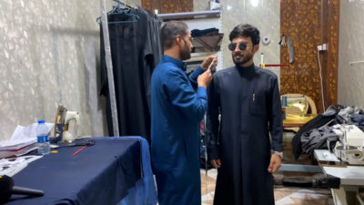 Pakistani tailor brings Gulf fashion to Iraq's Rabia