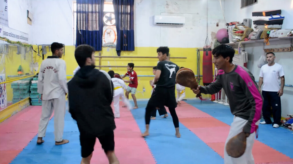 Iraqi para-taekwondo champion Hussein Yasser trains for world championship