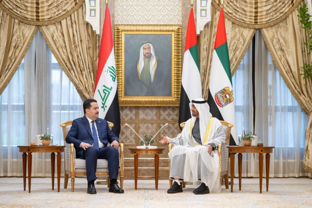 Iraqi PM discusses bilateral ties and regional stability with UAE president