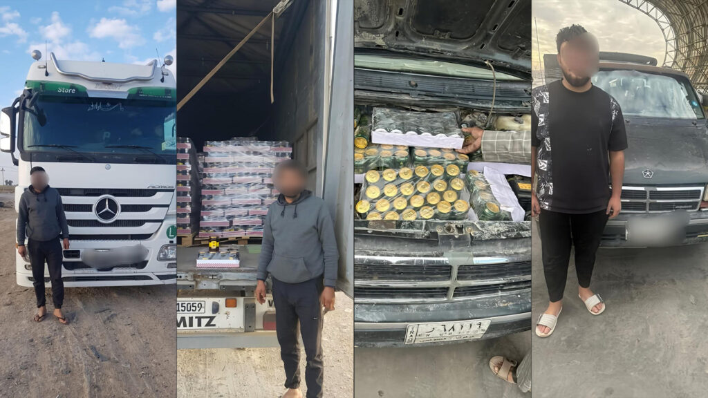 Iraqi security forces foil two attempts to smuggle goods in southern Tuz Khurmatu