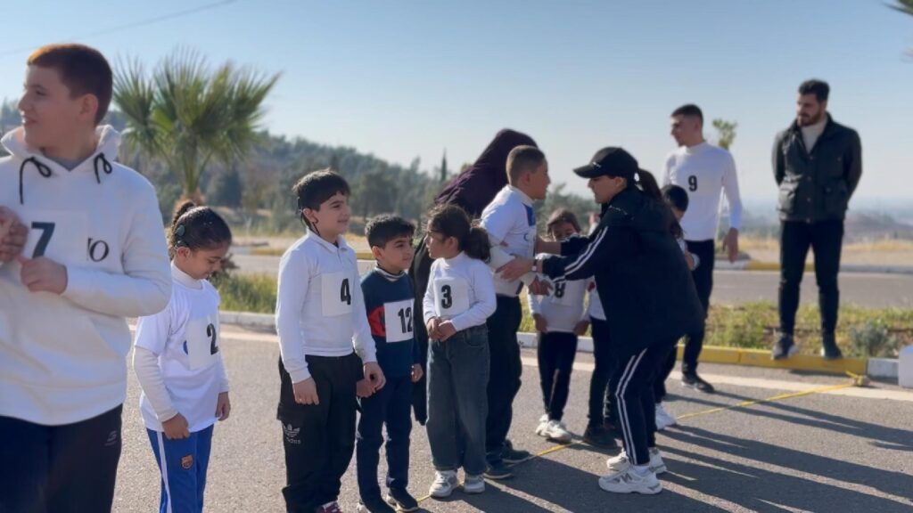 Children with disabilities participate in short 'marathon' at Koya University