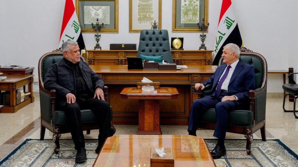 President Rashid and Badr Organization leader discuss Syrian crisis 