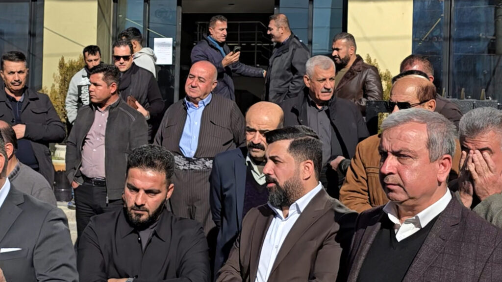 Contractors in Sulaymaniyah protest for outstanding payments