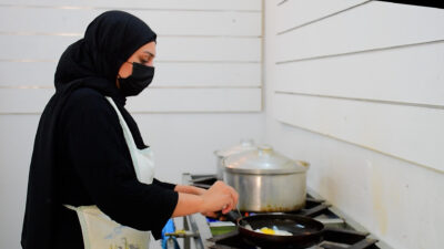 Umm Israa's restaurant serves homemade staples to support her family