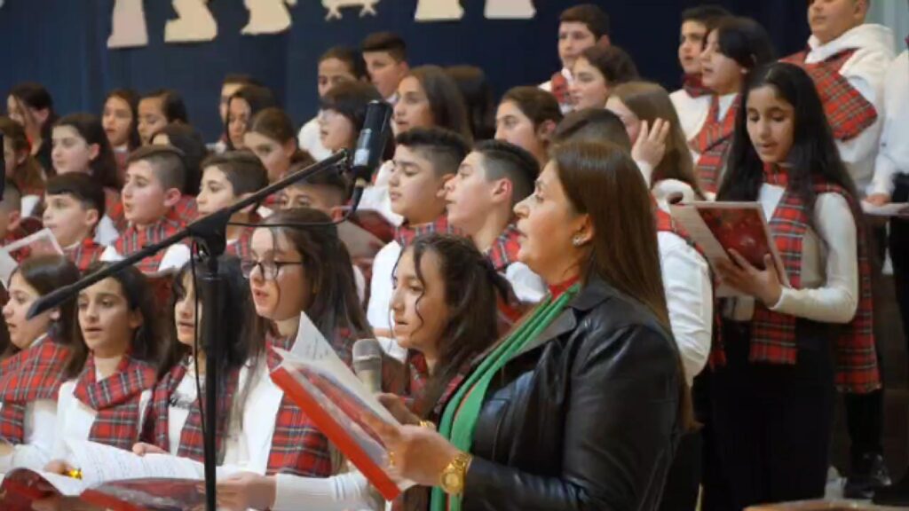 Bartella Syriac orthodox church celebrates coming of Christmas with spiritual hymns