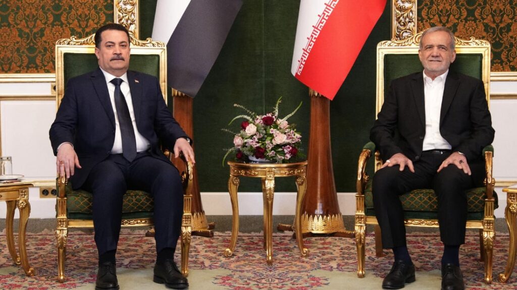 Iraq’s Al-Sudani, Iran’s Pezeshkian discuss bilateral ties and regional security in Tehran