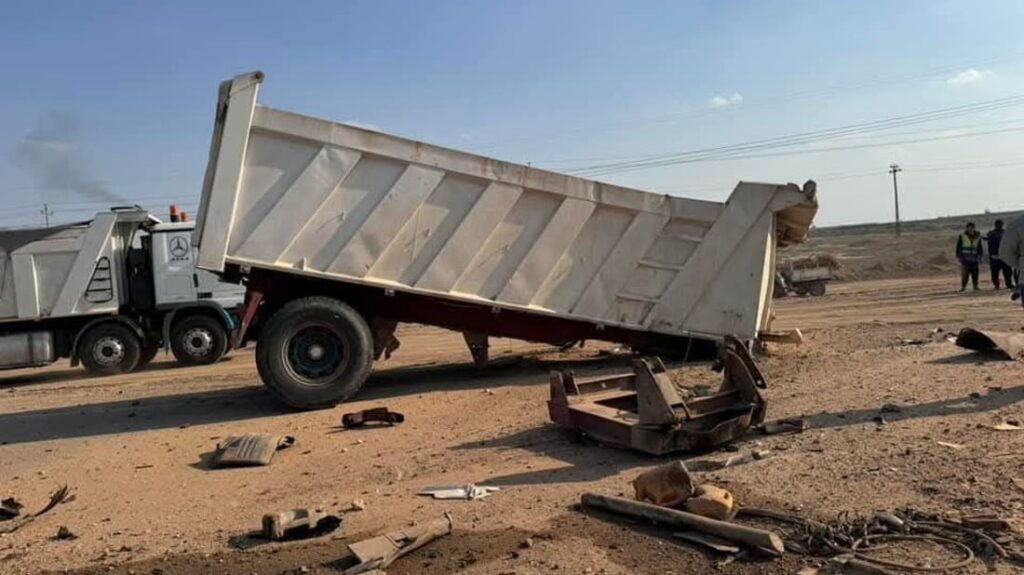 Truck collision claims two lives on Nasiriyah Airport Road