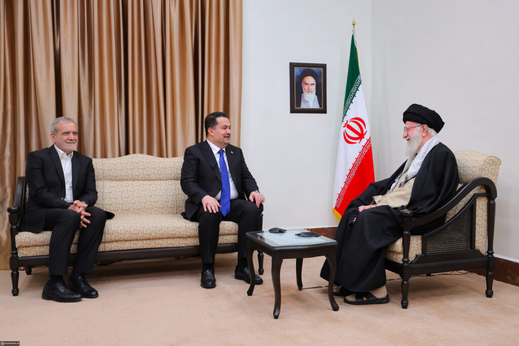 Iraqi Prime Minister Al-Sudani meets Iran’s Supreme Leader Khamenei in Tehran