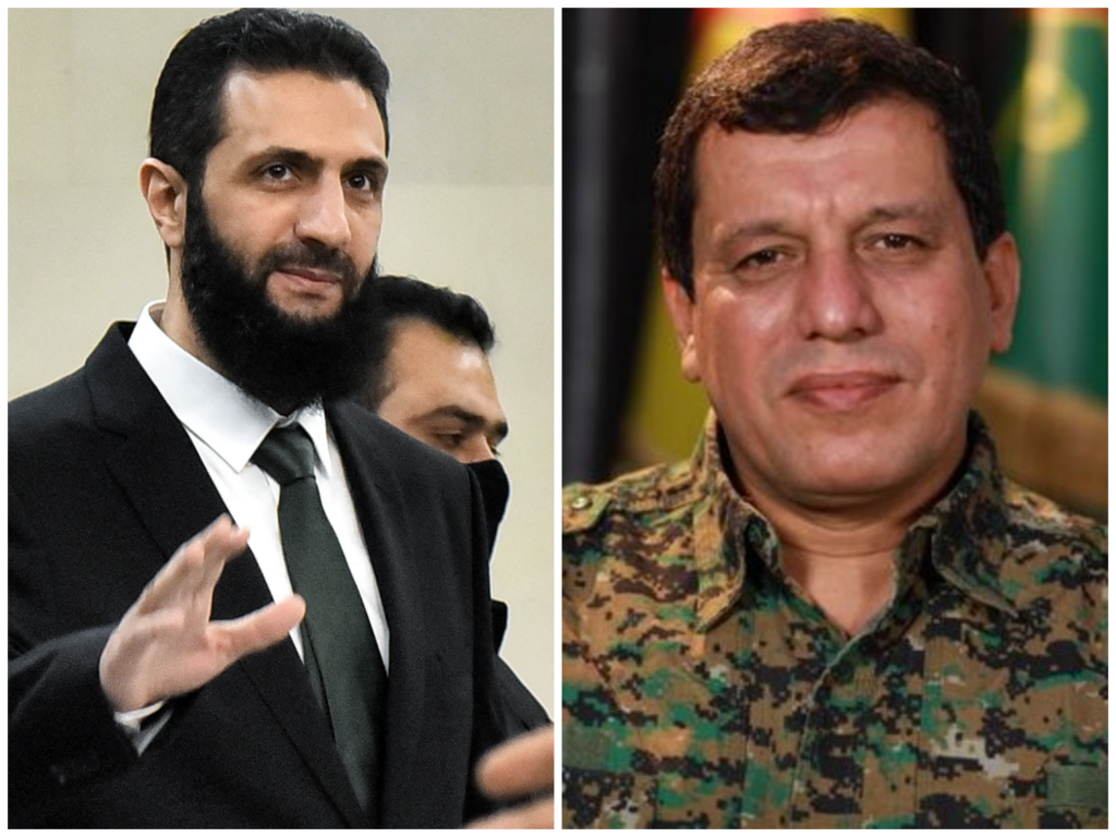 Exclusive: SDF Commander Mazlum Abdi and de facto Syria leader Ahmad Sharaa meet in secret to discuss Syria's future