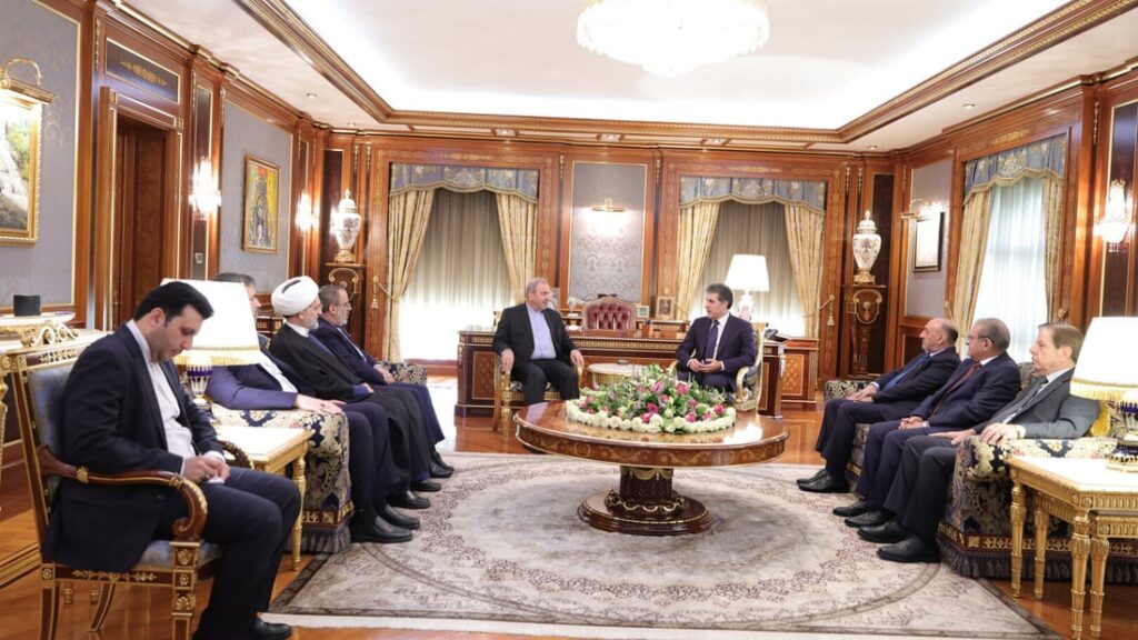 Kurdistan Region President Nechirvan Barzani, Iranian ambassador meet to discuss ties