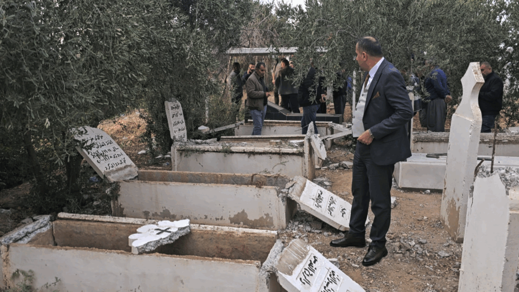 KRG orders probe after Christian graves vandalized in Koya's village of Hermota