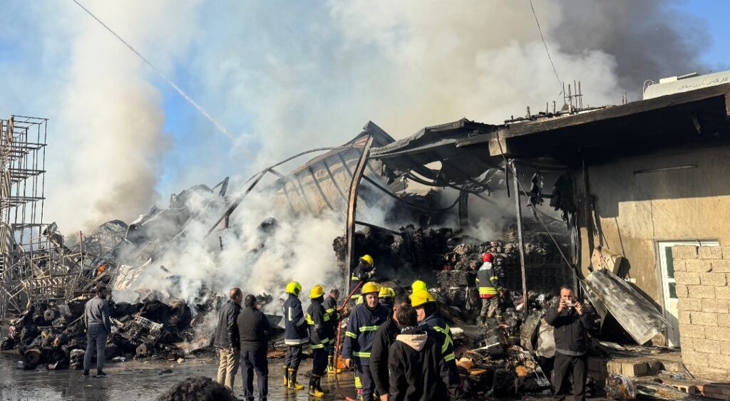 Fire at Marco Chips factory in Erbil’s Pirzin brought under control, officials say