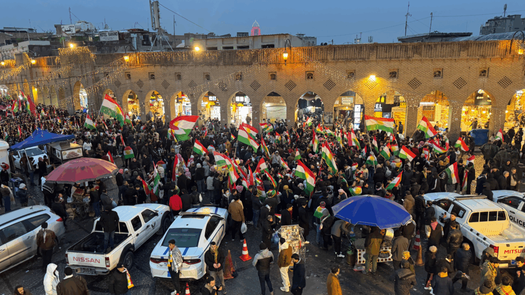 'Kurdistan will never fall': Erbil protesters rally again in support of Kurds in Syria
