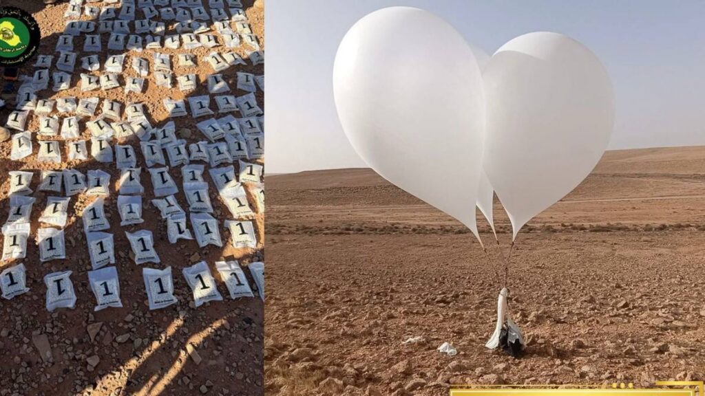 Drug shipment using GPS-equipped balloons intercepted in Anbar desert