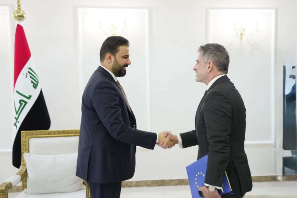 EU ambassador conveys bloc's 'support' for incoming Iraqi government in meeting with Zaidi