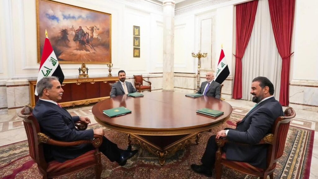 Iraq's top leaders back weapons restriction, urge swift completion of cabinet