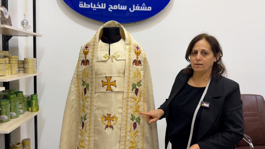 Qaraqosh workshop clothes Iraq's churches in embroidered heritage